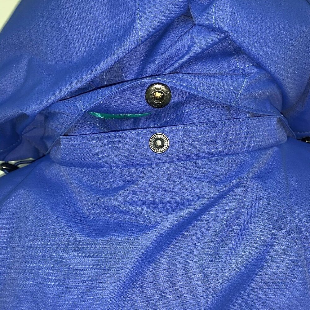 ZeroXposur Womens Winter Ski Jacket Coat Size M Blue Lined Hooded Snowboarding - Picture 5 of 8